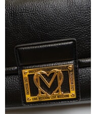 LOVE MOSCHINO LOCKED IN GOLD  Sac à bandoulière, avec bandoulière Noir - Sacs pour Femme - 4