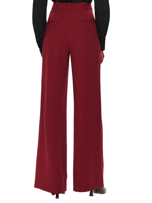 CK Pantalon palazzo souple vélo rouge - Pantalons pour femmes