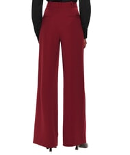 CALVIN KLEIN CK Pantalon palazzo souple vélo rouge - Pantalons pour femmes - 2