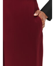 CALVIN KLEIN CK Pantalon palazzo souple vélo rouge - Pantalons pour femmes - 3