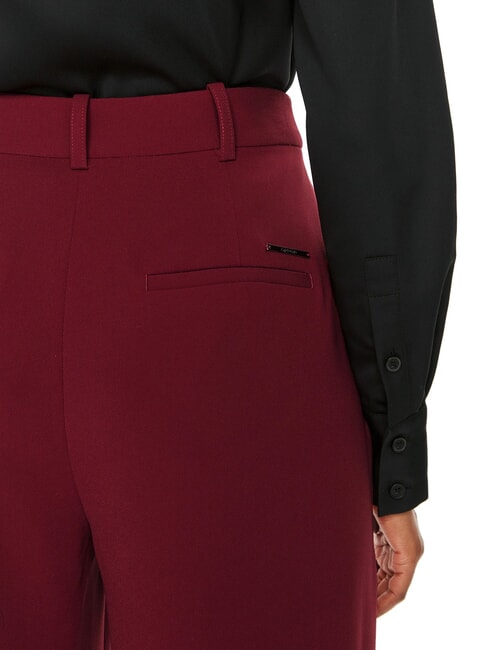 CK Pantalon palazzo souple vélo rouge - Pantalons pour femmes