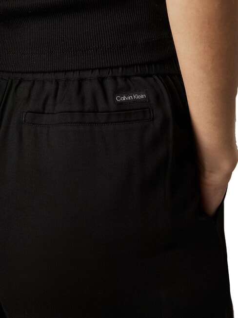 CK JEANS Pantalon en viscose douce ck noir - Pantalons pour femmes