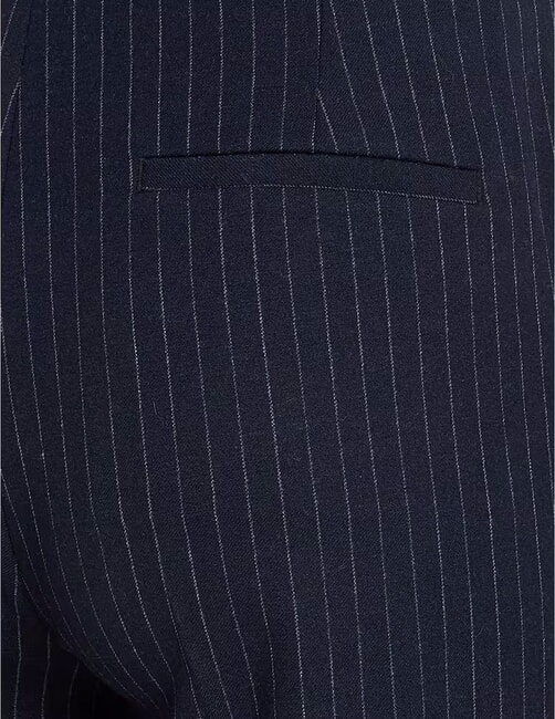 CK Pantalon large à rayures ciel nocturne / bande grise du matin - Pantalons pour femmes