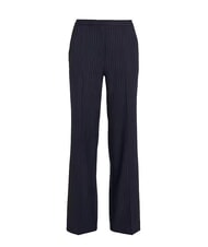 CALVIN KLEIN CK Pantalon large à rayures ciel nocturne / bande grise du matin - Pantalons pour femmes - 5