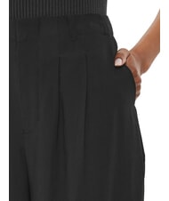 CALVIN KLEIN CK JEANS Pantalon taille haute à plis ck noir - Pantalons pour femmes - 3