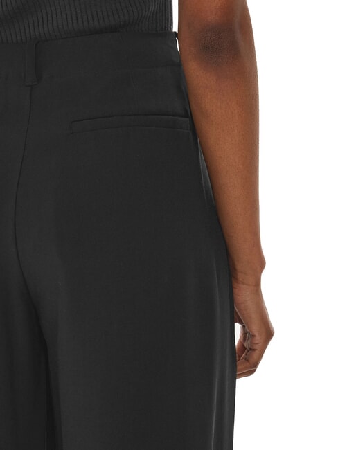 CK JEANS Pantalon taille haute à plis ck noir - Pantalons pour femmes