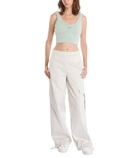 CALVIN KLEIN CK JEANS Pantalon cargo taille basse coquille d'&oelig;uf - Pantalons pour femmes - 4
