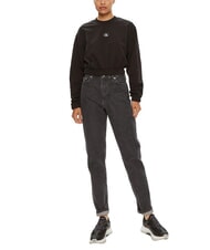CALVIN KLEIN CK JEANS Jean mom fit gris denim - Jeans - 5
