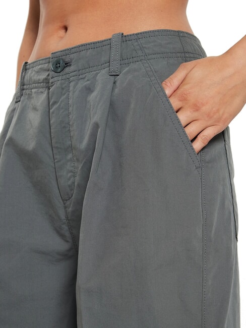 CK JEANS Pantalon chino &agrave; jambes larges et droites gris infini - Pantalons pour femmes