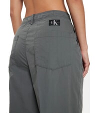 CALVIN KLEIN CK JEANS Pantalon chino à jambes larges et droites gris infini - Pantalons pour femmes - 4