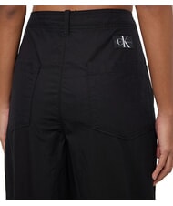 CALVIN KLEIN CK JEANS Pantalon chino à jambes larges et droites ck noir - Pantalons pour femmes - 3