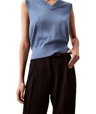 CALVIN KLEIN CK Pantalon palazzo à plis noir - Pantalons pour femmes - 3