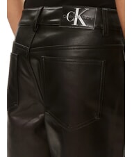 CALVIN KLEIN CK JEANS Pantalon droit taille haute ck noir - Pantalons pour femmes - 4