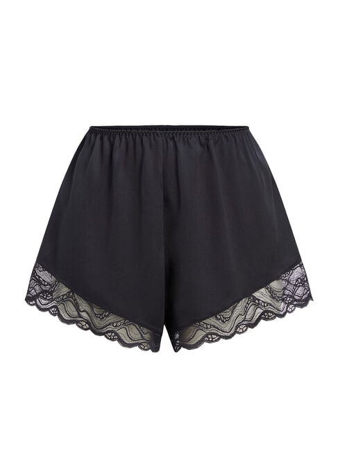 CK Short de pyjama en dentelle noir - Pyjamas pour femmes
