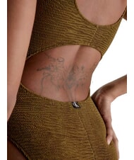 CALVIN KLEIN CK Maillot de bain une pièce dos nu armée urbaine - Maillots de bain femme - 3