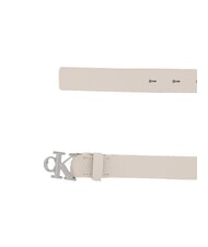 CALVIN KLEIN CK JEANS MONOGRAM  Ceinture en cuir fabriqu&eacute;e en Italie - Ceintures