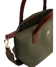 TOMMY HILFIGER POPETTE Sac à main avec bandoulière Vert chasseur - Sacs pour Femme - 3