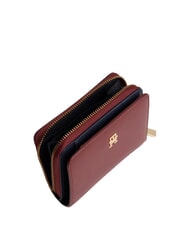 TOMMY HILFIGER TH ICON Petit portefeuille rouge profond - Portefeuilles Femme - 2