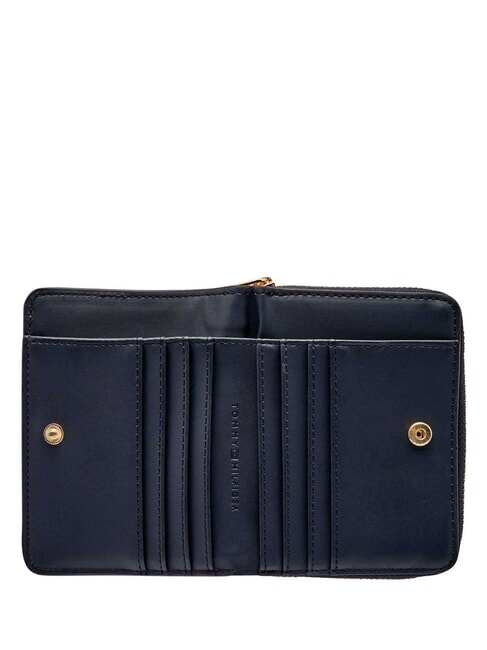 TH ICON Petit portefeuille bleu sidéral / noir - Portefeuilles Femme