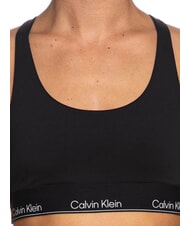 CALVIN KLEIN CK PERFORMANCE Soutien-gorge de sport &agrave; maintien moyen beaut&eacute; noire - Sous-v&ecirc;tements pour femmes - 3