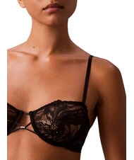 CALVIN KLEIN CK Soutien-gorge balconnet en dentelle noir - Sous-vêtements pour femmes - 3
