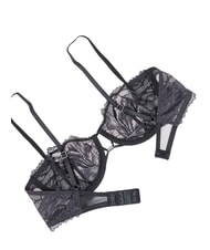 CALVIN KLEIN CK Soutien-gorge balconnet en dentelle noir - Sous-vêtements pour femmes - 6