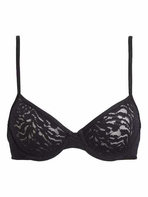 CK Soutien-gorge balconnet en dentelle noir - Sous-v&ecirc;tements pour femmes