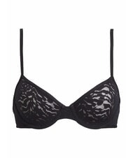 CALVIN KLEIN CK Soutien-gorge balconnet en dentelle noir - Sous-vêtements pour femmes - 4
