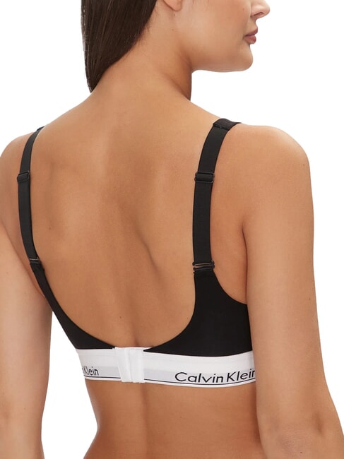 CK Soutien-gorge l&eacute;g&egrave;rement rembourr&eacute; noir - Slip homme