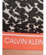 CALVIN KLEIN CK Soutien-gorge bralette en coton extensible animal déformé - bruyère à l'avoine - Sous-vêtements pour femmes - 5