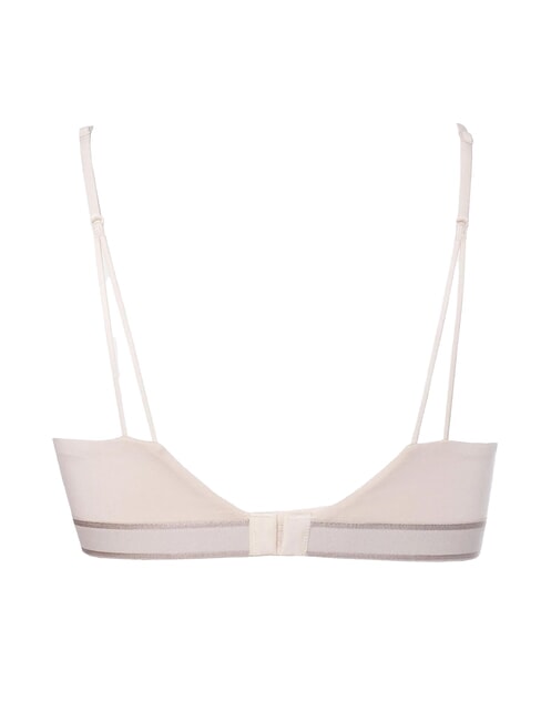 CK Soutien-gorge bralette triangle coquillage avec nouveau logo en pierre - Sous-vêtements pour femmes