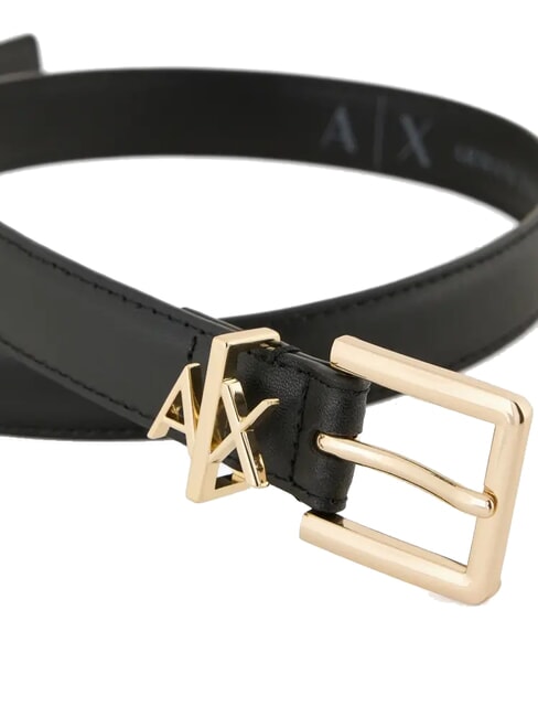 TONGUE Ceinture en cuir Noir - Ceintures