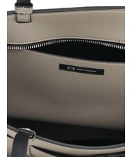 ARMANI EXCHANGE A|X BUCKLE Sac d'épaule bar brun - Sacs pour Femme - 4