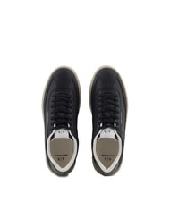 ARMANI EXCHANGE LONDON MINI-TUMBLED Baskets noir - Chaussures Homme - 4