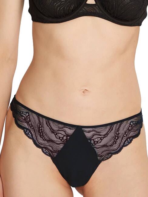 CK String en dentelle noir - Slip femme