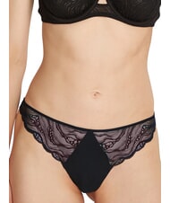 CALVIN KLEIN CK String en dentelle noir - Slip femme - 3