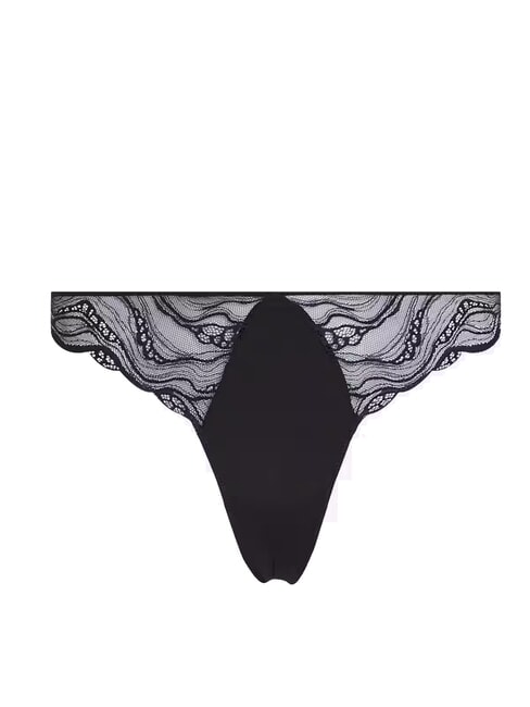 CK String en dentelle noir - Slip femme