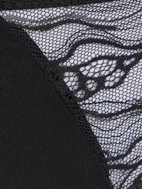 CK String en dentelle noir - Slip femme