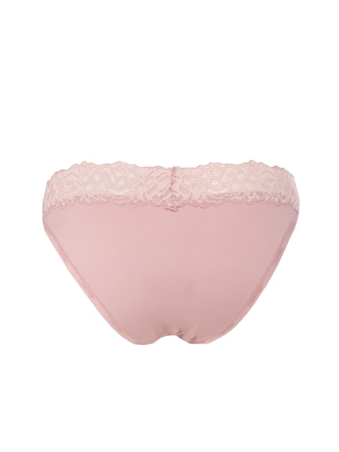CK Slip en microfibre avec dentelle tamisé - Slip femme