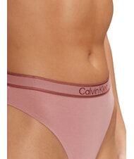 CALVIN KLEIN CK String avec &eacute;lastique logo logo raisin rouge avec beurre de pomme - Slip femme - 3