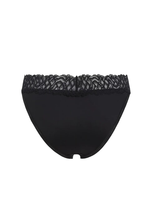 CK Slip en microfibre avec dentelle noir - Slip femme