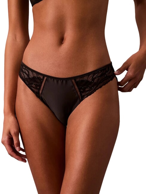 CK Culotte en dentelle florale noir - Slip femme
