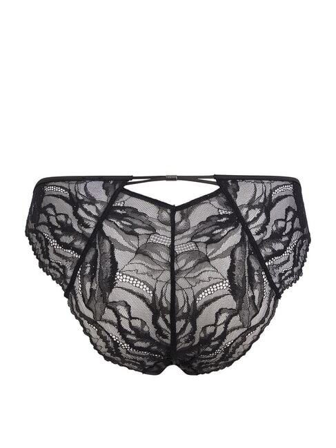 CK Culotte en dentelle florale noir - Slip femme