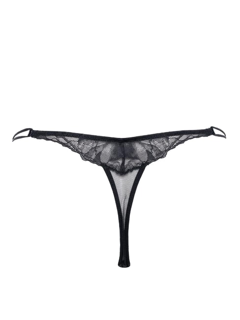 CK Périzome noir - Slip femme