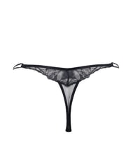 CALVIN KLEIN CK Périzome noir - Slip femme - 4