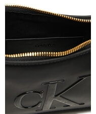 CALVIN KLEIN BOLD MONOGRAM Sac à bandoulière sur noir - Sacs pour Femme - 4