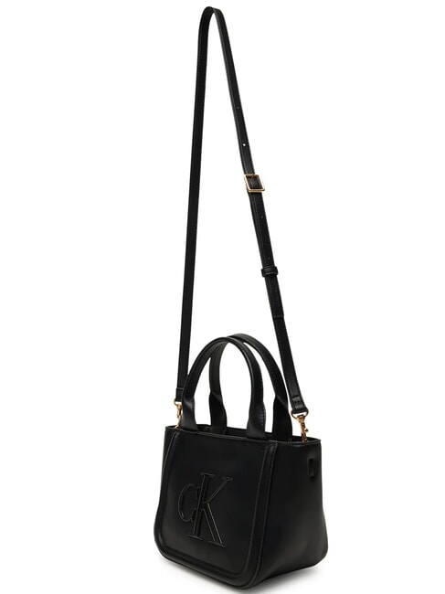 BOLD MONOGRAM Mini sac à main avec bandoulière sur noir - Sacs pour Femme