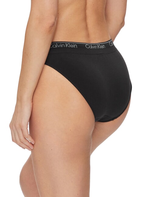 CK Slip avec &eacute;lastique logot&eacute; noir - Slip femme