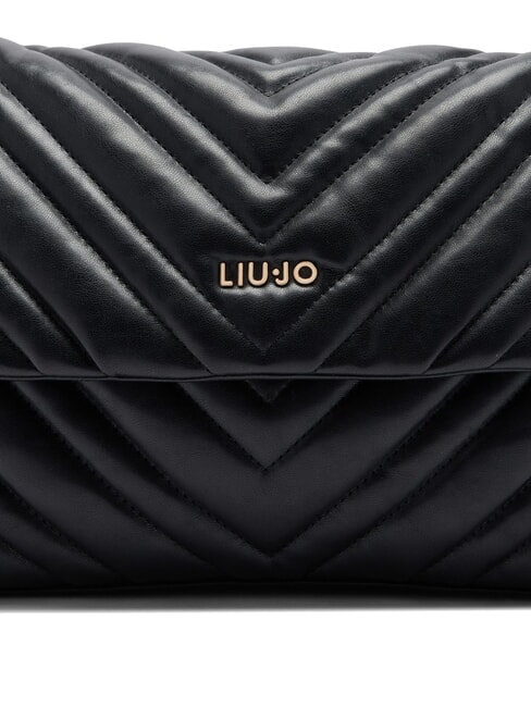 LUNNY Sac hobo matelassé moyen NOIR - Sacs pour Femme