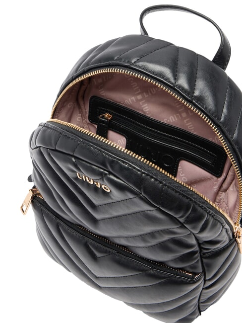 CIRRY Sac à dos matelassé avec poche NOIR - Sacs pour Femme